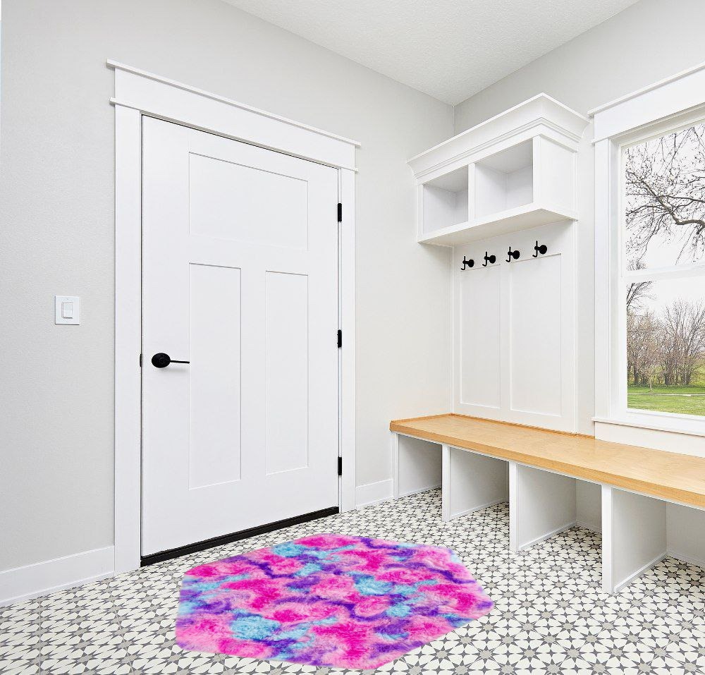 Rug ideas in White Modern Entryway