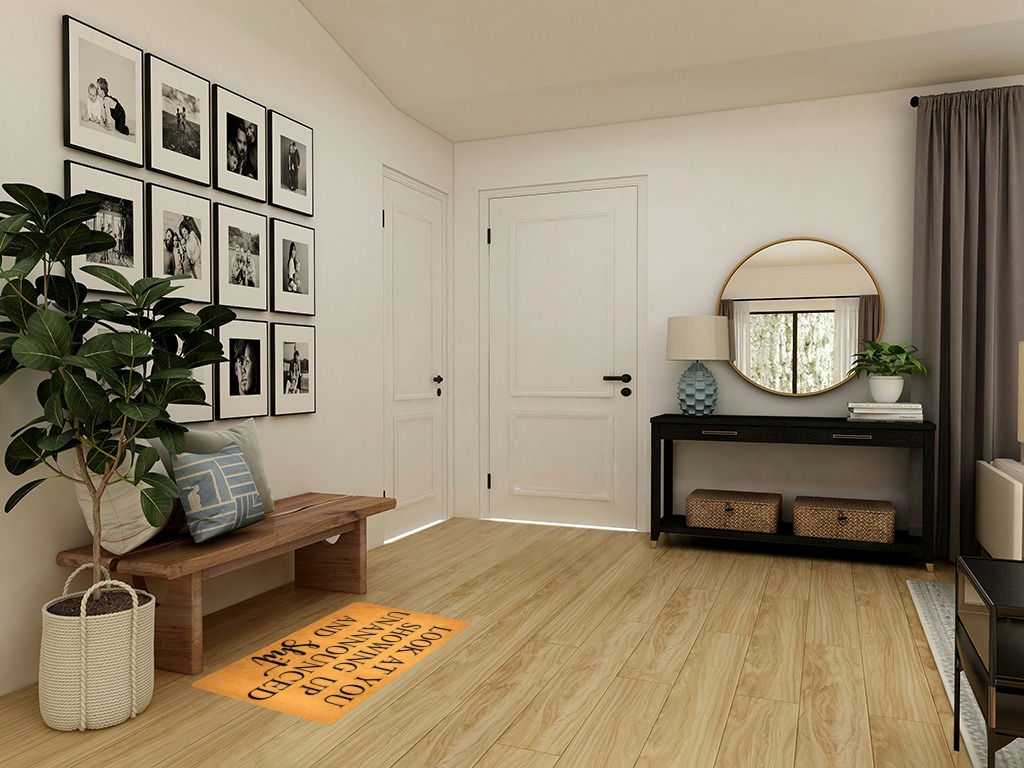 Funny Welcome Doormat Home Decor Rugs Welcome Mat with Rubber Back (18 x 30)inch Look At You Showing Up Unannounced And Shit Doormat For Entrance Way Indoor Porch Mats Front Door No Slip Kitchen Mats in Transitional Minimalistic Entryway