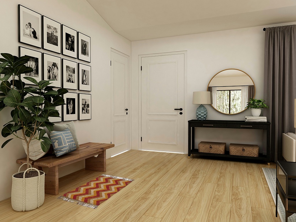 VHC Brands Harvest & Thanksgiving Rustic & Lodge Flooring - Sierra Red Kilim Rug, 2' x 3' in Transitional Minimalistic Entryway