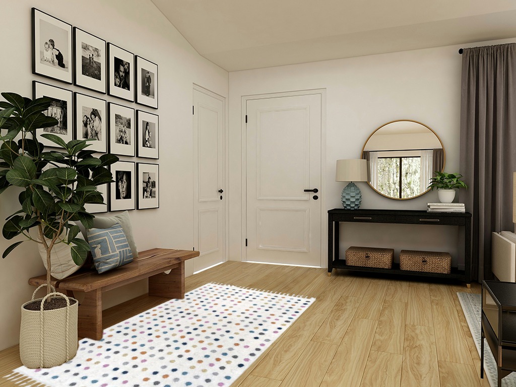 Filson Polka Dots Beige Area Rug Mack & Milo Rug Size: Rectangle 4' x 6' in Transitional Minimalistic Entryway
