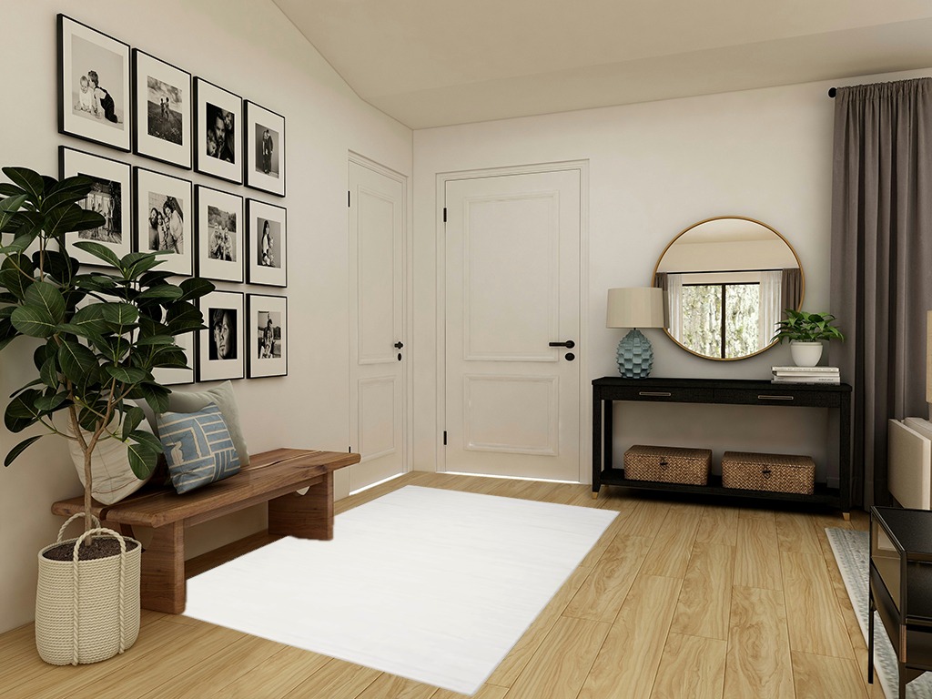 Nourison Washable Essentials Modern Ivory Grey 5'3" x 7'3" Area Rug, Non Shedding, Bed Room, Living Room, Dining Room, Kitchen (5x7) in Transitional Minimalistic Entryway