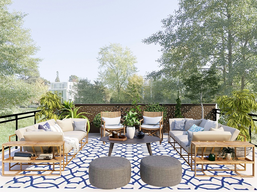 SAFAVIEH Dhurries Collection 8' x 10' Ivory / Purple DHU753B Handmade Flatweave Premium Wool Area Rug in Scandinavian Modern Patio