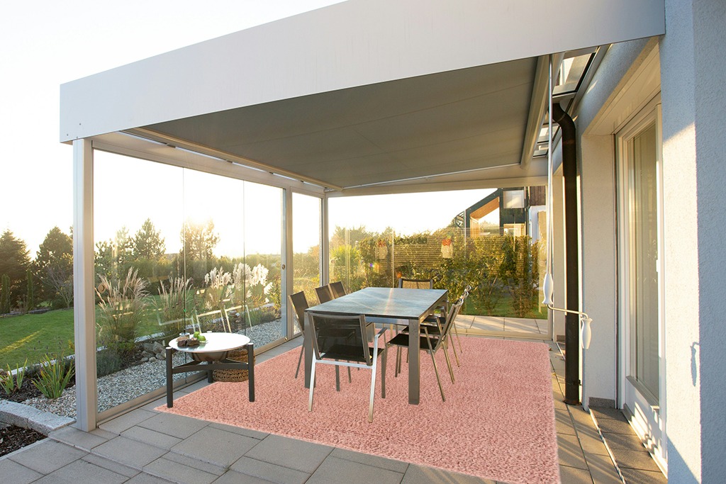 Rug ideas in Silver and Grey Outdoor Patio