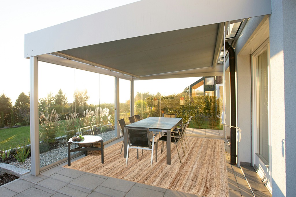nuLOOM 8x10, Beige and Brown Rug in Scandinavian Modern Patio Room