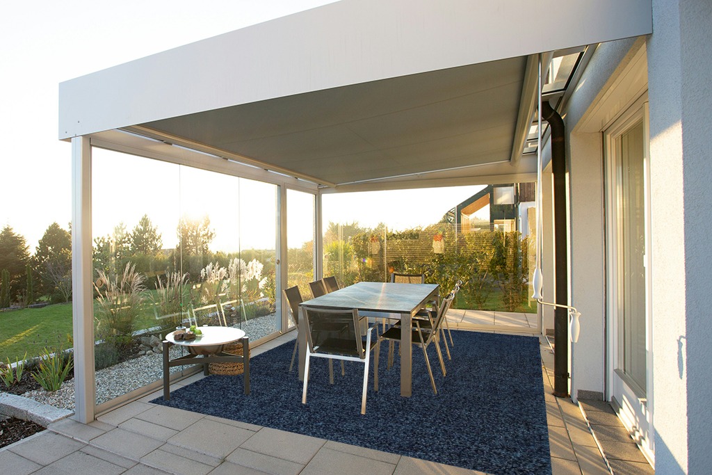 Rug ideas in Silver and Grey Outdoor Patio