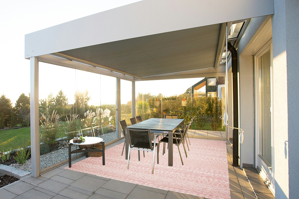 Rug ideas in Silver and Grey Outdoor Patio