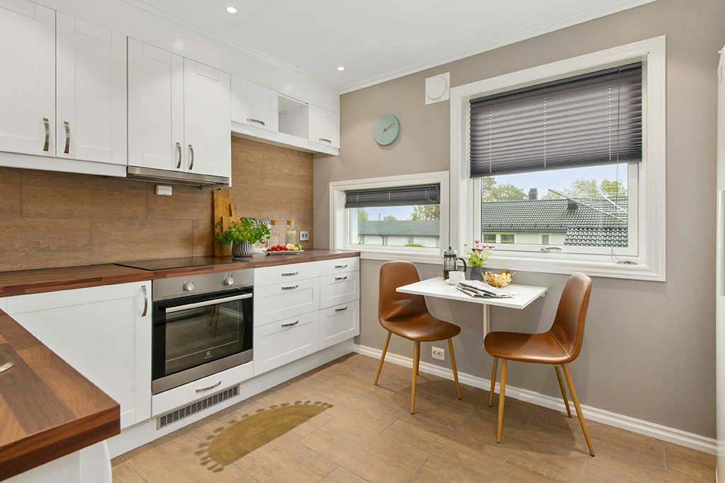 Rug ideas in Wood and White Small Kitchen