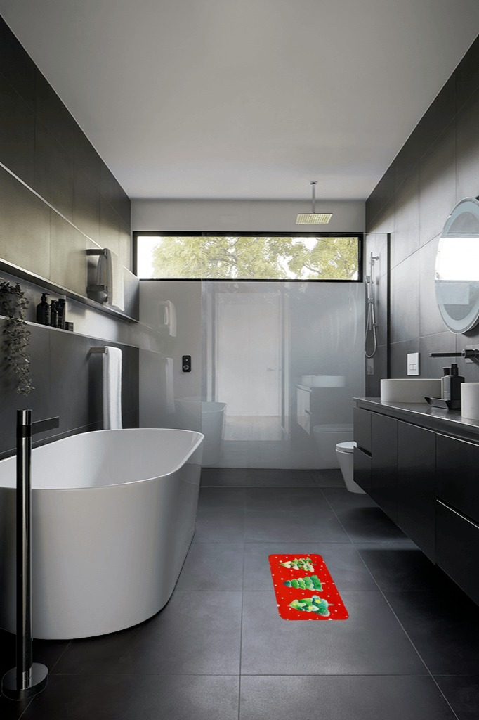 Large bathroom rug ideas