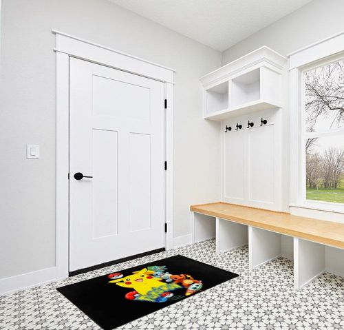 Anime Rug, Large Floor Rugs for Boys Girls Bedroom Room Decor,Washable Non-Slip Stain Resistant Carpet,for Nursery Backyard Decor 3X5Ft in White Modern Entryway