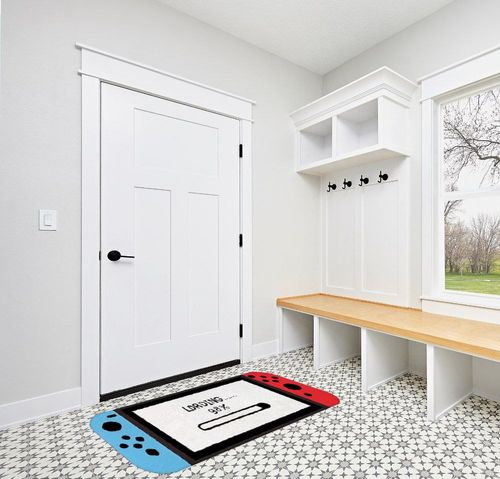 Anime Gaming Rug Anime Carpet Game Kids Rugs for Bedroom Aesthetic Soft Carpet Decorative Rug for Indoor Outdoor 59 * 24in (3) in White Modern Entryway