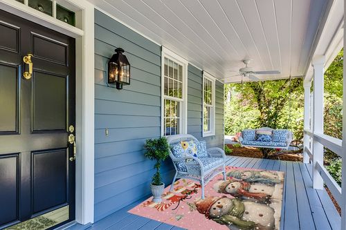 OComster Pink Christmas Rectangle Shape Large Area Rugs - 5 x 8 Feet Xmas Stocking Snowman Winter Snowflake - (Non-Woven + Rubber) Low File Floor Mat in Light Blue Patio