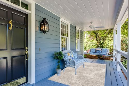 Unique Loom Sofia Collection Area Rug - Grand (5' 3" x 8' Rectangle, Light Gray/ Ivory) in Light Blue Patio