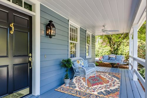 ‎Blue/Multi ‎Bohemian FLAIR Boho Vintage Traditional Non Slip Rug in Light Blue Patio