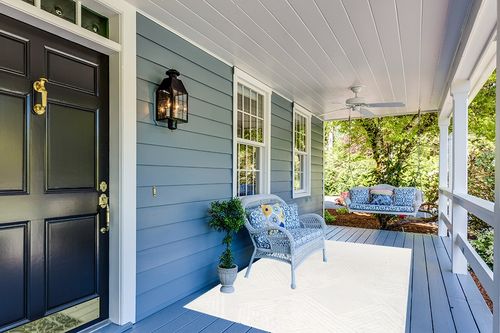 Antep Rugs Palafito 5x7 Geometric Shag Diamond High-Low Pile Textured Indoor Area Rug (White, 5'3" x 7'6") in Light Blue Patio