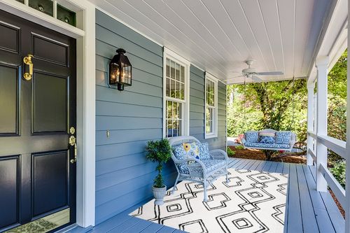 JONATHAN Y MOH401A-5 Deia Moroccan Style Diamond Shag Indoor Area-Rug Bohemian Geometric Easy-Cleaning Bedroom Kitchen Living Room Non Shedding, 5 X 8, White/Black in Light Blue Patio