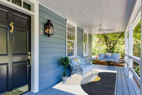 Abani Geometric Beige/Charcoal Yellow Area Rug - 5'x 8' - Modern Half-Moon Design Mid-Century Deco - Easy to Clean - Durable for High Traffic Areas – Bedroom & Office - Medium Pile in Light Blue Patio