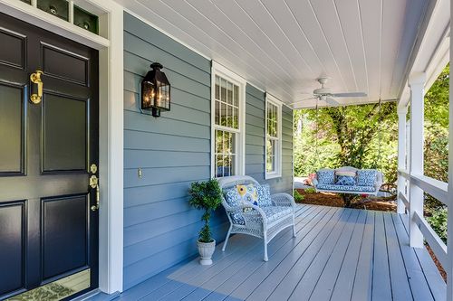 nuLOOM Ago Geometric Wool Area Rug, 5x8, Cream in Light Blue Patio