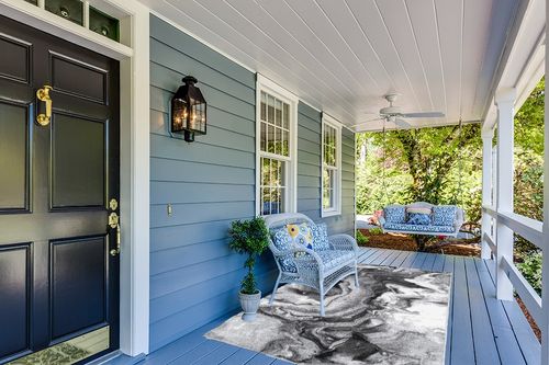 nuLOOM Remona Modern Abstract Area Rug, 5x8, Grey in Light Blue Patio