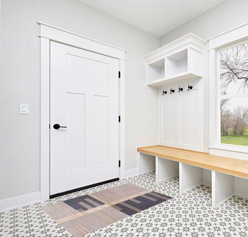 SAFAVIEH Orwell Collection Accent Rug - 3' x 5', Grey & Charcoal, Mid-Century Modern Abstract Design, Non-Shedding & Easy Care, Ideal for High Traffic Areas in Entryway, Living Room, Bedroom (ORW304F) in White Modern Entryway