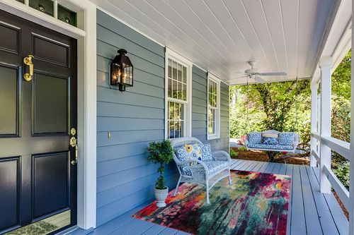 Unique Loom Chromatic Collection Modern Colorful & Vibrant Abstract Area Rug for Any Home Décor, 5 ft x 8 ft, Multi/Light Blue in Light Blue Patio