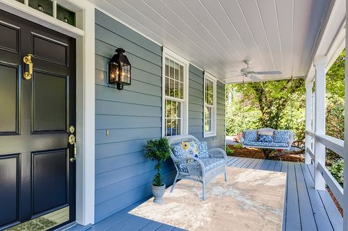 nuLOOM Cyn Contemporary Abstract Area Rug, 5x8, Beige in Light Blue Patio