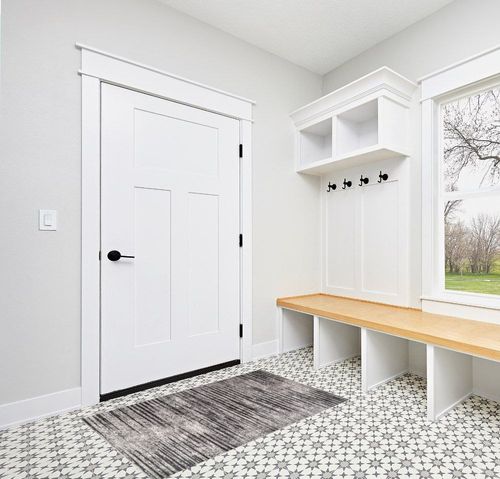 nuLOOM Contemporary Faded Elsa Accent Rug, 3x5, Grey in White Modern Entryway