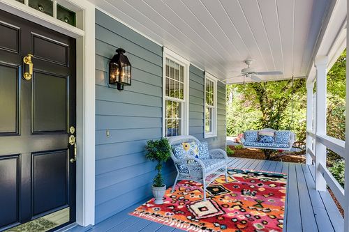 nuLOOM Alane Moroccan Tassel Shaggy Area Rug, 5x8, Multi in Light Blue Patio