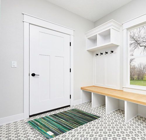 Comfy-co Handcrafted Area Rug Chindi Rug 3x5 ft - Hand-Woven Cotton Area Rag Rug - Reversible Floor Rug for Bedroom Living Room Kitchen Dorm Entryway Hallway - Chindi Area Rug Green Multi in White Modern Entryway