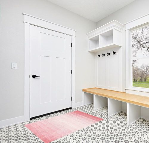 Wonnitar Washable 3x5 Area Rug,Pink Rugs for Girls Bedroom,Contemporary Ombre Nursery Soft Mat for Baby Girl,Modern Non-Skid Faux Wool Indoor Carpet for Bathroom Dorm Bedside in White Modern Entryway