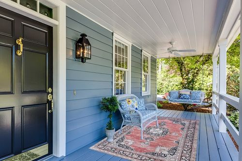 JONATHAN Y WSH201B-5 Bausch Bohemian Distressed Chenille Machine-Washable Indoor Area Rug, Classic, Mid-Century, Rustic for Bedroom,Kitchen,Living Room,Non Shedding,Easy-Washing, Pink, 5 X 8 in Light Blue Patio