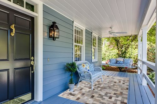 USA RUG Cowhide Grey Patchwork Home Decorative Living Room Area Rug Hand Made Cow Leather Hair (2.6x8' Runner) in Light Blue Patio