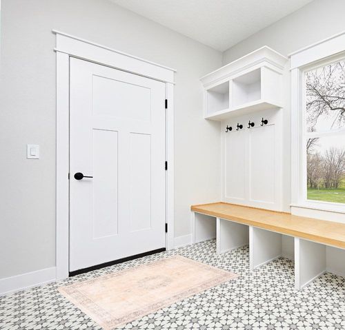 Washable Vintage Turkish Rug - ARTEMWR1197 3x5 Feet in White Modern Entryway