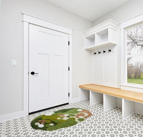 KOYPEM Moss Rug 3D Stereo for Living Room Green Carpet Bedroom Bedside Floor Mat Anti-Slip Modern Shaggy Rugs Home Decor 32x64 in in White Modern Entryway