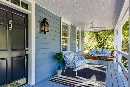 nuLOOM Thomas Paul Starfish and Striped Area Rug, 5' x 8', Blue in Light Blue Patio