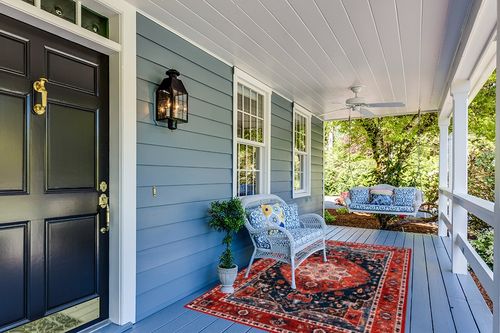 ULTSOFE Area Rugs for Living Room, 5x8 Bedroom Rug, Soft Large Rug Vintage Rug Floor Print Red Accent Rug for Kitchen Dining Room Nursery Home Office, Throw Rug Non-Shedding Washable Rug in Light Blue Patio