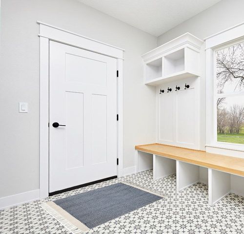 Lahome Boho Bedroom Rug, 3x5 Kitchen Rug Lightweight Rugs for Entryway Living Room Woven Washable Area Rug with Tassels, Farmhouse Navy Blue Throw Rug Non-Shedding Floor Carpet for in White Modern Entryway