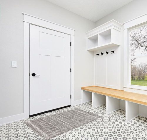 JONATHAN Y MOH209B-3 Izil Moroccan Beni Souk Indoor Farmhouse Area-Rug Bohemian Minimalistic Geometric Easy-Cleaning Bedroom Kitchen Living Room Non Shedding, 3 X 5, Gray,Cream in White Modern Entryway