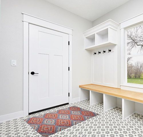 NEATIIP Washable Bohemian 3x5 Area Rug, Suitable for Bathroom for Bedroom Living Room Kitchen Outdoor The Boho Printed Area Rugs, Non-Slip Backing Washable Rug Red/Green in White Modern Entryway