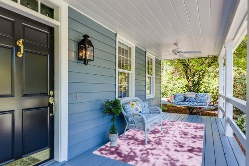 SAFAVIEH Rainbow Shag Collection Area Rug - 5' x 7'6", Purple, Slip Resistant, 1.6-inch Thick, Ideal for The Living Room, Bedroom, Dining Room (RBO100V-5) in Light Blue Patio