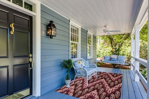 SAFAVIEH Ikat Collection Area Rug - 5' x 8', Dark Brown & Purple, Handmade Wool, Ideal for High Traffic Areas in Living Room, Bedroom (IKT473A) in Light Blue Patio