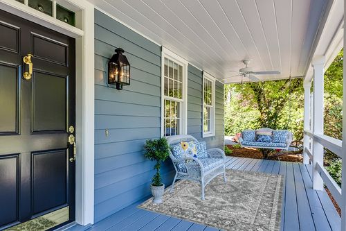 Rugland 5x7 Area Rugs in Light Blue Patio