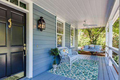 Wonnitar Moroccan Machine Washable Area Rug in Light Blue Patio