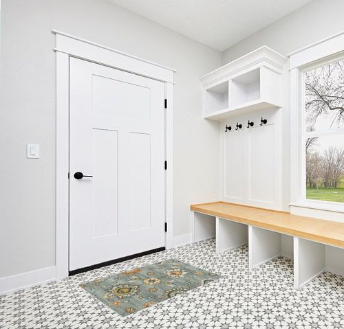 ‎Radiant Grey ‎Fade and Stain Resistant Non Slip Washable ‎‎Area Rug in White Modern Entryway