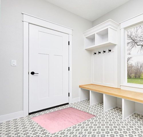 Scceatti Area Rug Rugs 4x2.5 Feet Washable Tufted Non Slip Living Room Rug Carpet Big AbstractDorm Rug Rugs for Bedroom Fluffy Shaggy Bedside Floor Dorm Area Rug Non Slip Room Carpet,Pink in White Modern Entryway