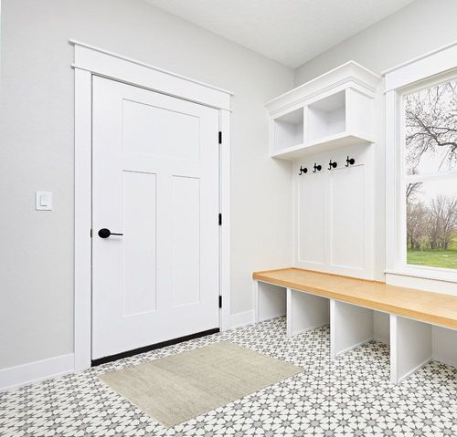 NuLOOM Elfriede Farmhouse Jute Blend Area Rug, 2' 6" x 4', Natural in White Modern Entryway