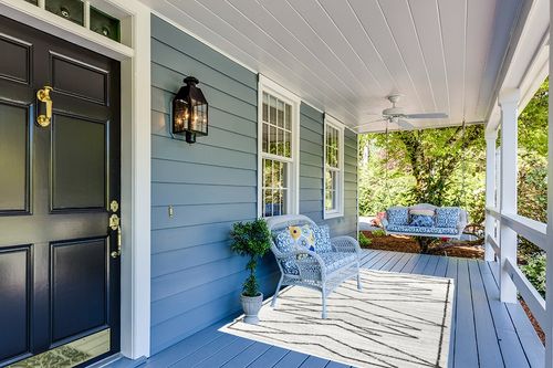 Kunkle Geometric Cream Area Rug Union Rustic Rug Size: Rectangle 5'3" x 7' in Light Blue Patio