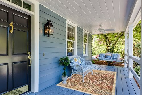 Antep Rugs Alfombras Non-Skid (Non-Slip) 5x7 Rubber Backing Floral Geometric Low Profile Pile Indoor Area Rugs (Beige Multi, 5' x 7') in Light Blue Patio