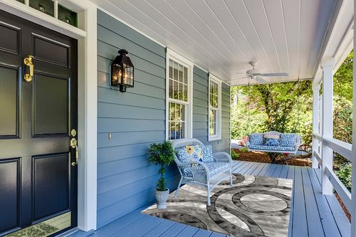 GLORY RUGS Area Rug Modern 5x7 Grey Black Circles Geometry Soft Hand Carved Contemporary Floor Carpet Fluffy Texture for Indoor Living Dining Room and Bedroom Area in Light Blue Patio