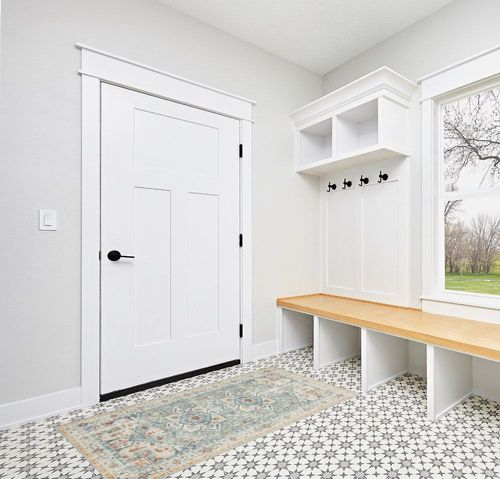 Lbris Washable Runner Rug,2'6''x6',for Hallway Laundry Room Kitchen Entryway Bathroom,Non Slip Rug Runners with Rubber Backing,Non Skid Stain-Resistant Non Shedding Durable Runners(Vintage) in White Modern Entryway
