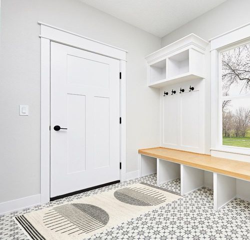 Artistic Weavers Penrod Modern Geometric Runner Area Rug,2'7" x 7'3",Black/Ivory in White Modern Entryway